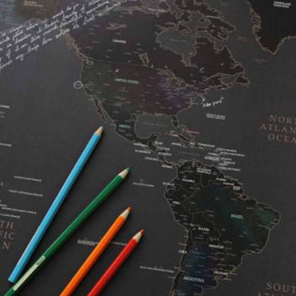 Worldmap Black – Bild 4